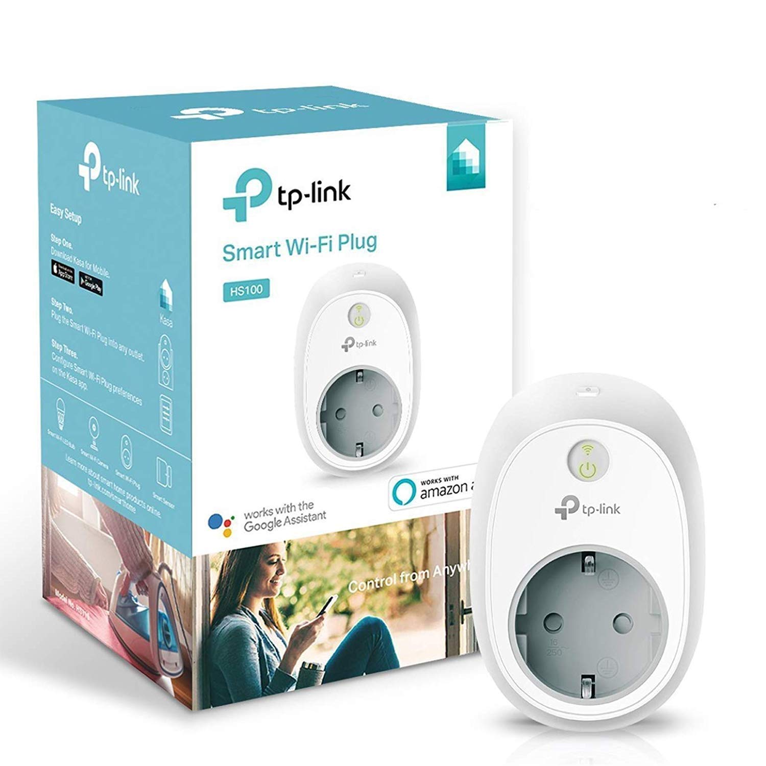 TP-Link HS100 - Enchufe inteligente Wi-Fi