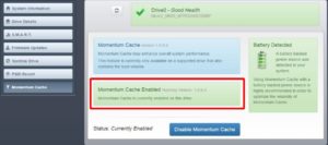 crucial storage executive momentum cache not working crucial storage executive momentum cache not working