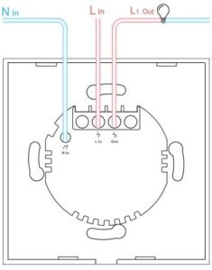 interruptor inteligente sonoff t0