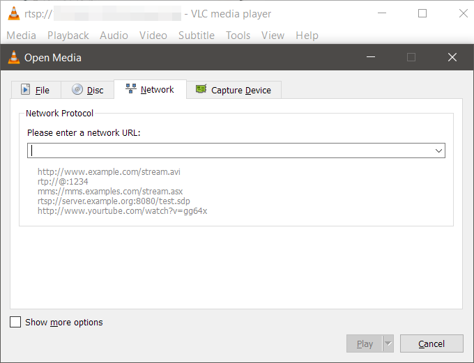 eliminar URLs recientes VLC